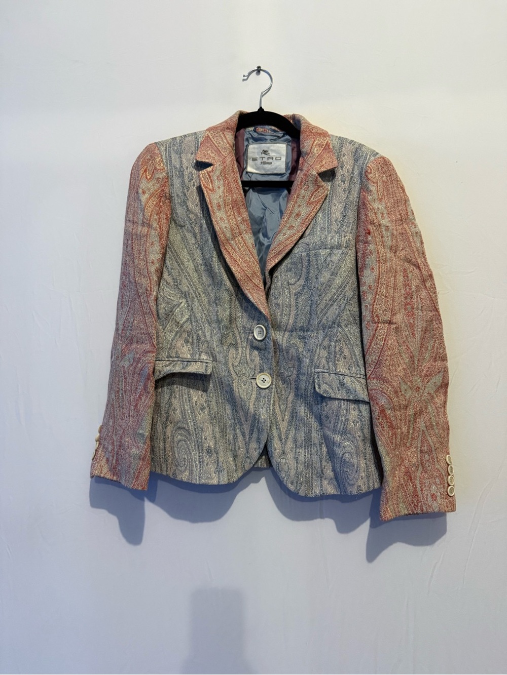 ETRO Women's Single Breasted Paisley Blazer Size 44